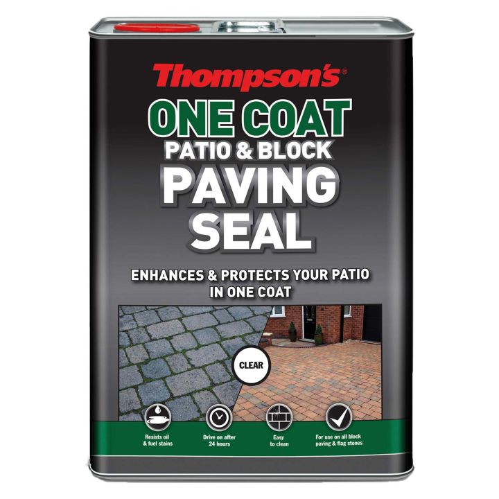 Thompson's One Coat Patio & Block Paving Seal Clear 5L