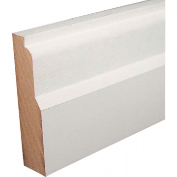 Primed MDF Lambs Tongue Skirting FSC®