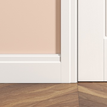 Primed MDF Lambs Tongue Skirting FSC®