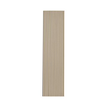 Acoustic Slat Wall Panel Light Oak 2400 x 605mm 