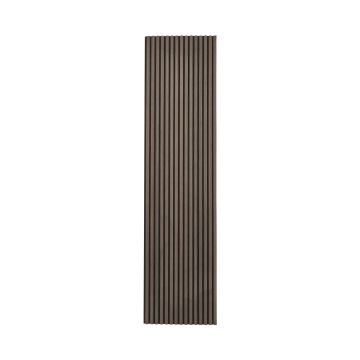 Acoustic Slat Wall Panel Smoked Oak 2400 x 605mm 