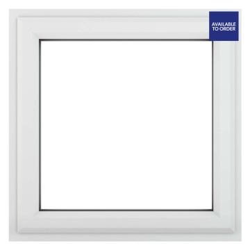 Crystal Top Hung Opening Clear Triple Glazed White uPVC Window