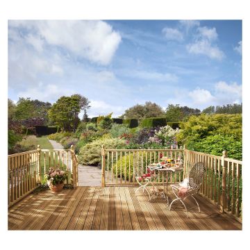 Decking Treated Edwardian Turned Spindle 41 x 41 x 895mm PEFC
