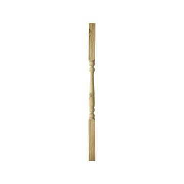 Decking Treated Edwardian Turned Spindle 41 x 41 x 895mm PEFC