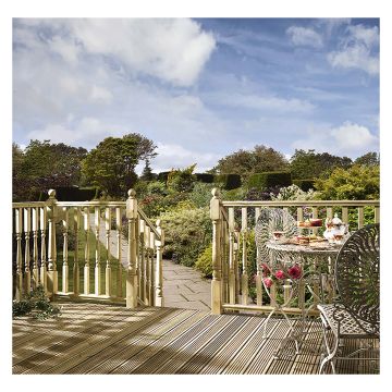 Decking Newel Including Cap 82 x 82 x 1500mm PEFC