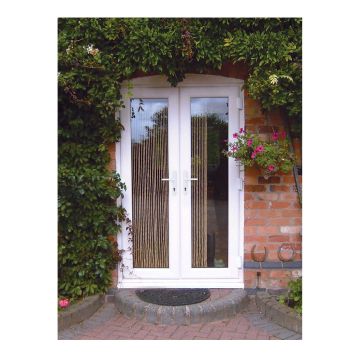 Smart Security uPVC French Doors Clear Glazed