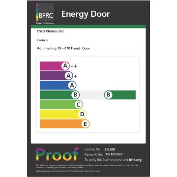 Smart Security uPVC French Doors Clear Glazed