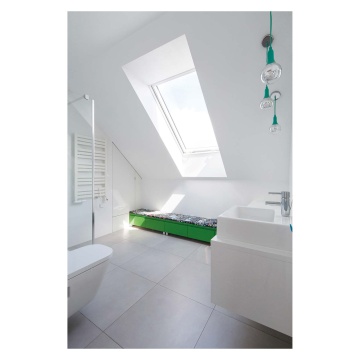 FAKRO White uPVC Centre Pivot Roof Window (PTP-V)