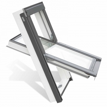 Axis90 White PVC Centre Pivot Roof Window