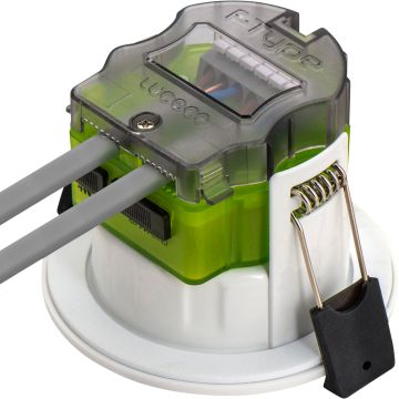 Luceco F Type MK2 Flat Fire Rated Downlight 2/3/4/6000k 4/6W Selectable