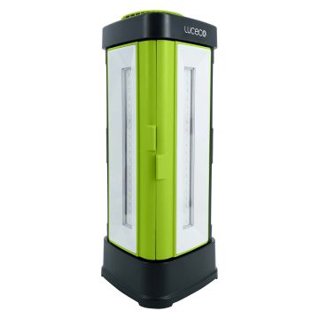 Luceco 50W 360° Rechargeable Open Area Tripanel Worklight