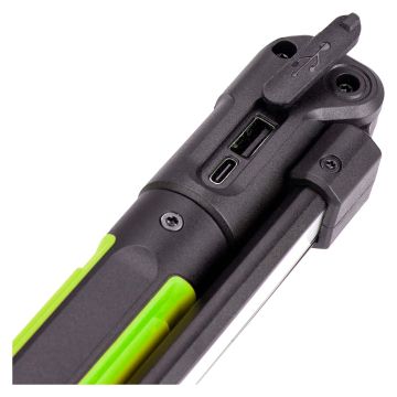 Luceco Rechargeable Folding Inspection Torch with Powerbank 500LM 6500K