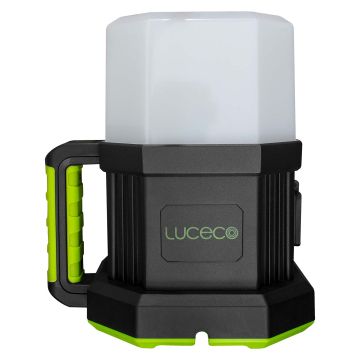 Luceco Hurculous 240V Open Area Worklight 7150LM 6500K with 13A Power Outlet