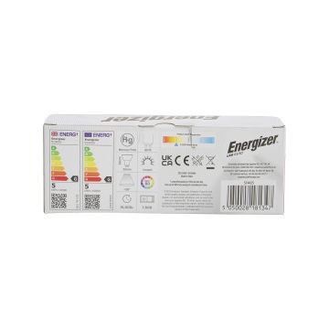 Energizer LED GU10 Warm White Spotlights 345LM 50° Pack of 4
