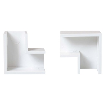 Cable Trunking Flat Angle 16 x 16mm Pack of 2