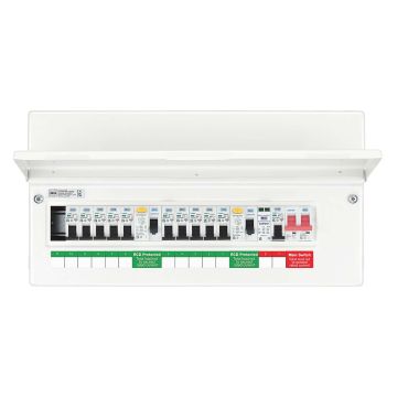 BG Fortress 19 Module 11 Way Consumer Unit With Surge Protection