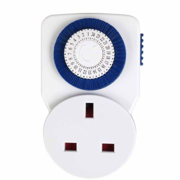 Masterplug 24hr Mechanical Plug In Segment Timer