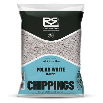 8-11mm Polar White Chippings Large Bag
