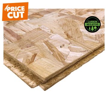 SterlingOSB Zero T&G Board OSB3 TG4 Board 2400 x 625 x 18mm FSC®