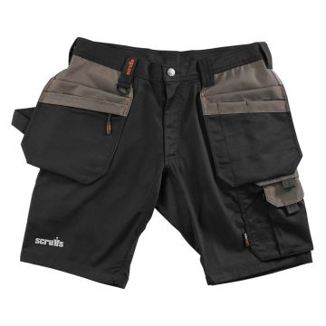 Scruffs Black Worker Plus Holster Shorts
