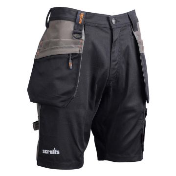 Scruffs Black Worker Plus Holster Shorts