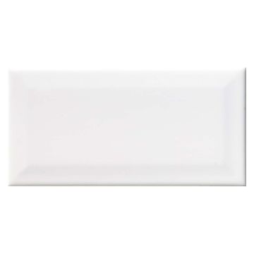 Metro Gloss White Ceramic Wall Tile 100 x 200mm