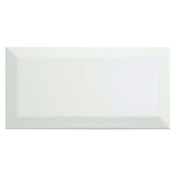 Metro Gloss White Ceramic Wall Tile 100 x 200mm