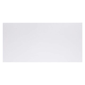 Flat Gloss White Ceramic Wall Tile 300 x 600mm