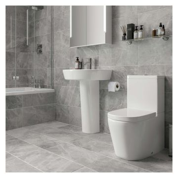 Regency Matt Grey Porcelain Floor & Wall Tile 300 x 600mm