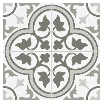 Leonardo Grey Pre-Scored Porcelain Floor & Wall Tile 450 x 450mm