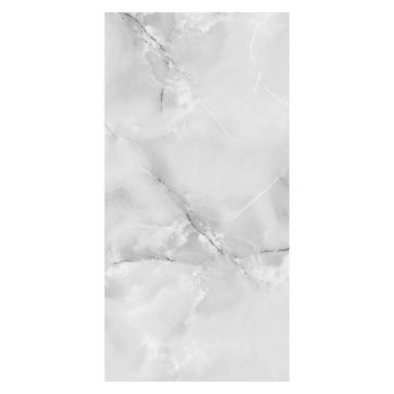 Grey Onyx Marble Polished Porcelain Floor & Wall Tile 600 x 1200mm