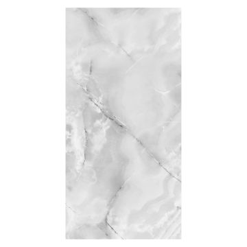 Grey Onyx Marble Polished Porcelain Floor & Wall Tile 600 x 1200mm