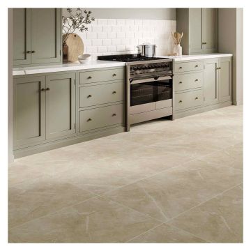Caesar Matt Ivory Stone Porcelain Floor & Wall Tile 600 x 1200mm 