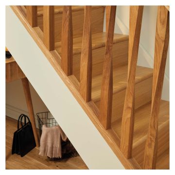 Twisted Oak Stair Spindle 41 x 900mm FSC®