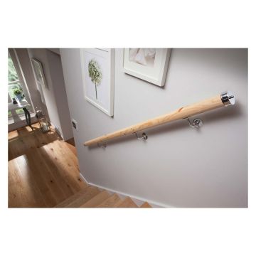 Pine Wall Mounted Handrail 3.6m PEFC