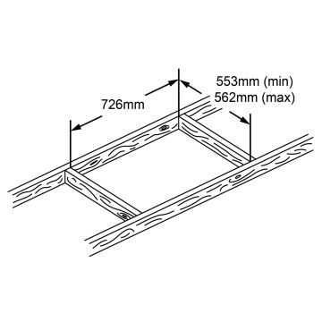 Manthorpe GL250 Drop Down Loft Access Door