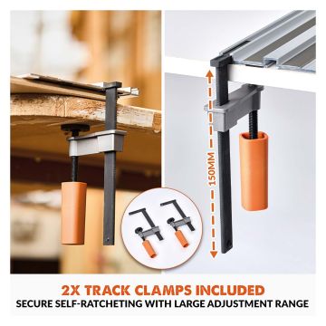 Evolution Universal 2800mm Circular Saw Tracks Pack of 2 