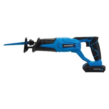 Silverline 18V Reciprocating Saw With 1 x 2Ah Li-Ion Battery & Charger