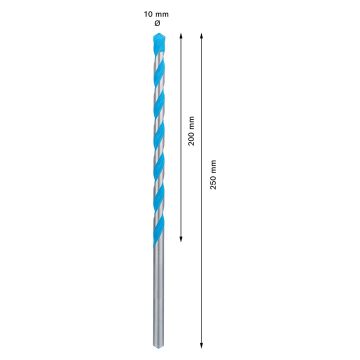 Bosch Expert Multi Construction Bit 10 x 250mm