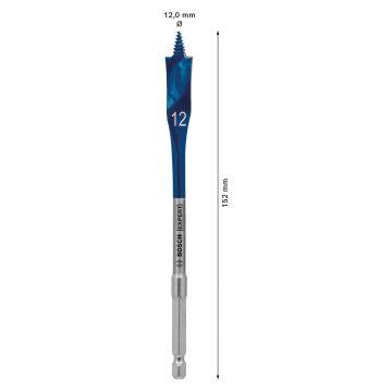Bosch Expert 12mm Self Cut Speed Flat Bit