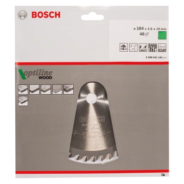 Circular Saw Blade 16 x 184mm 48 Teeth