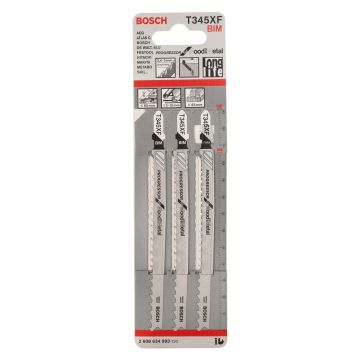 Progressor Jigsaw Blades For Metal T345xf (Pk 3)