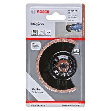 BOSCH Multi Tool Segment Blade Abrasive/Grout ACZ85RT