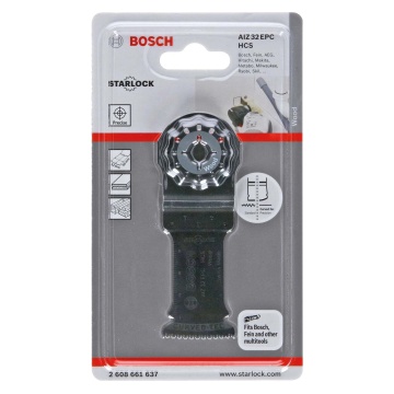 BOSCH Multi Tool Wood Plunge Cutter AIZ32EC