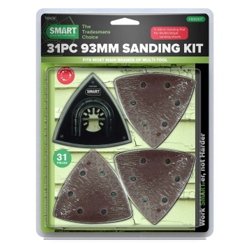 Smart 31 Piece Trade Sanding Kit For Multi-Tool