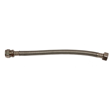 Flexible Tap Connector 15mm x ½" x 300mm (9.5mm Bore)