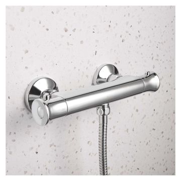 Deva Napoli Thermostatic Bar Shower Mixer with Kit 