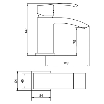 Deva Murcia Mono Basin Mixer Tap with Waste