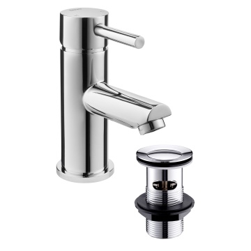 Deva Innsbruck Mini Mono Basin Mixer Tap with Waste