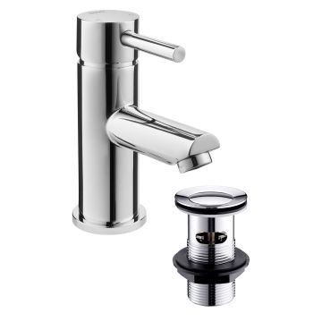 Deva Innsbruck Mini Mono Basin Mixer Tap with Waste